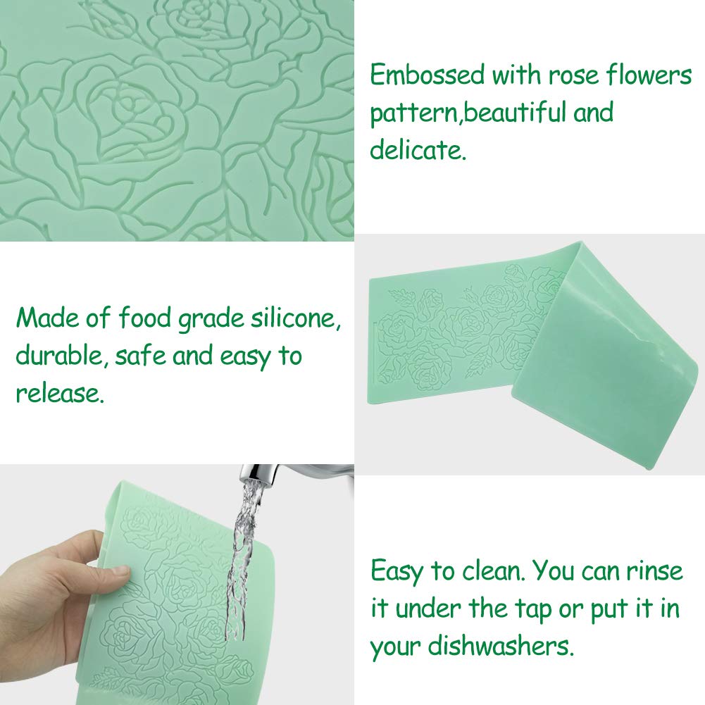 Tappetino In Silicone Per Fondente A Forma Di Pizzo | Stampi Farfalle Per Decorare Torte E Cioccolatini - Foto 6