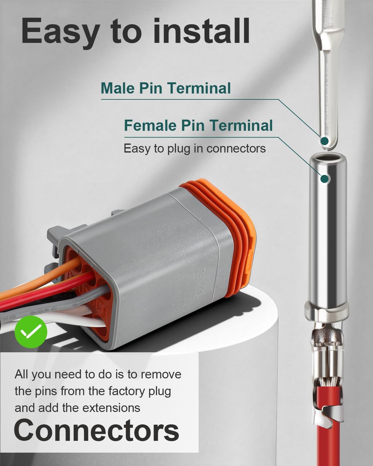 MoKitDora 14"-18" CAN-Bus Handlebar Wiring Extension Harness Kit for 1996-2006 Harley Softail Dyna Sportster XL
