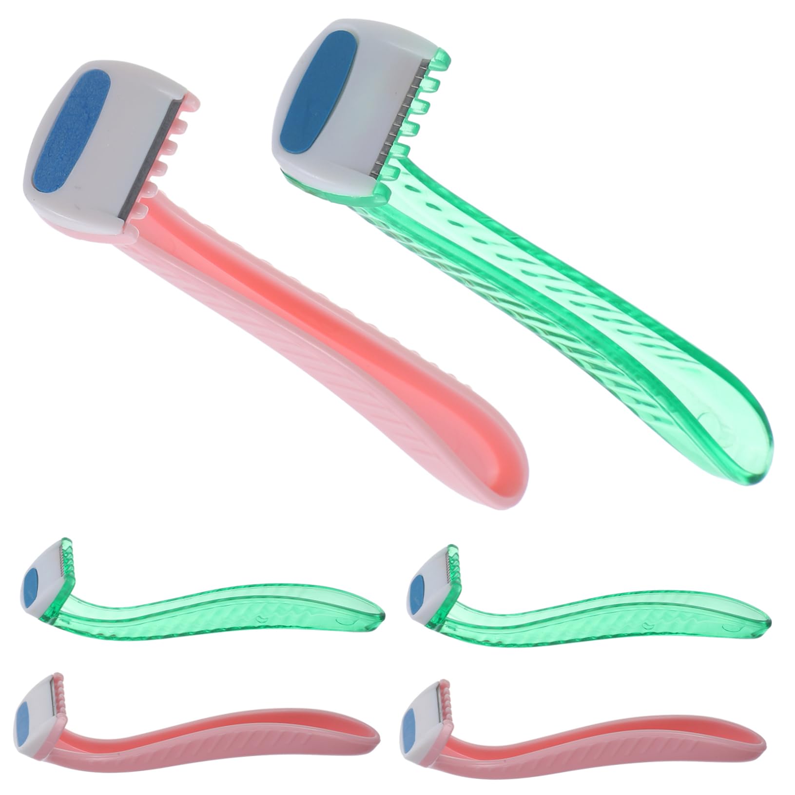Gogogmee 6pcs Women Razor Set Hair Trimmer Bikini Shaver Leg Arm Hair Shaver Intimate Grooming Tool Compact Safe Random Color