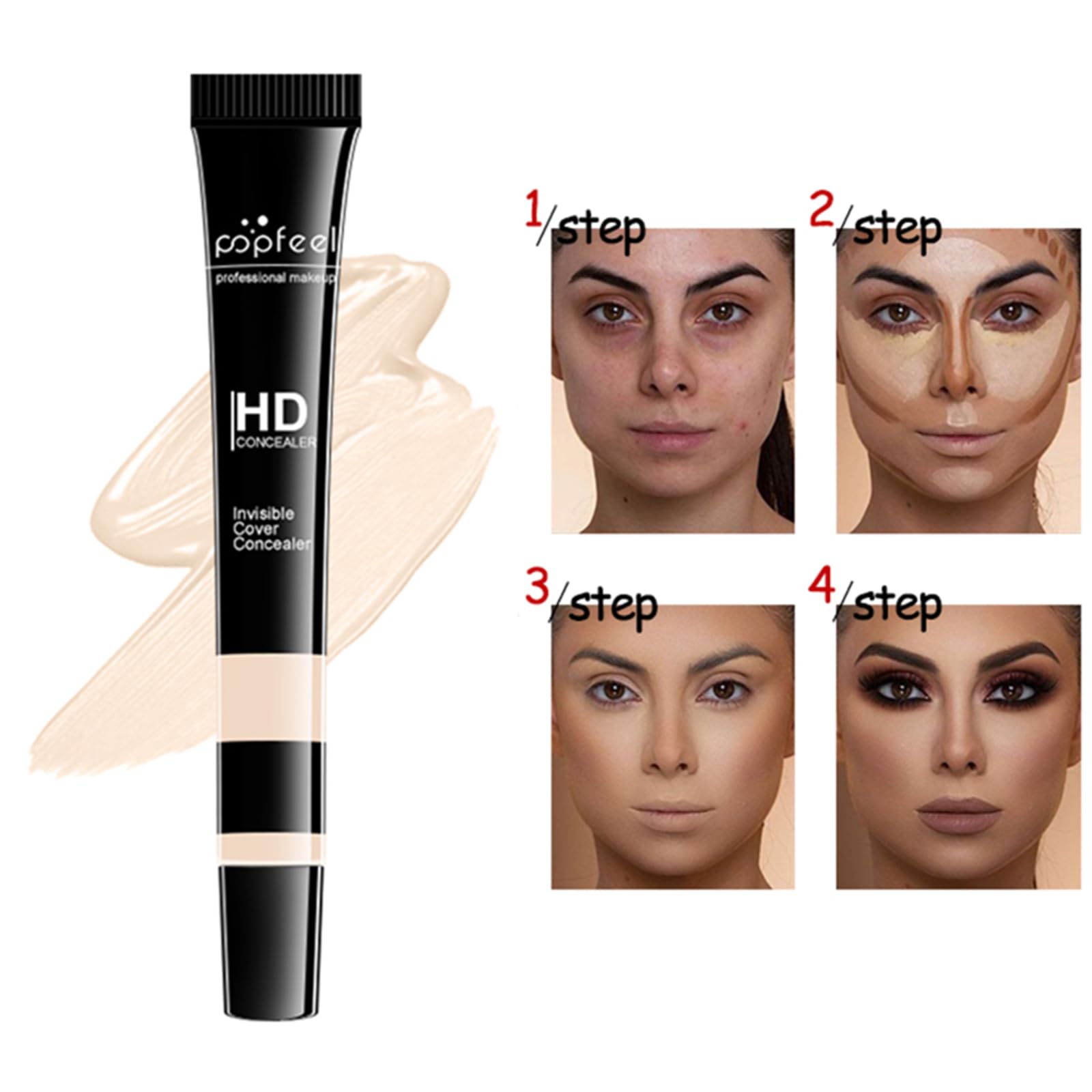 Kit per Trucco Completo, 35 Pezzi Cosmetico Valigetta per Principianti con Ombretti Correttore Rossetto Lucidalabbra Fard ecc - Sorpresa Regalo Trousse di Trucchi, per l'uso quotidiano e viaggio#4