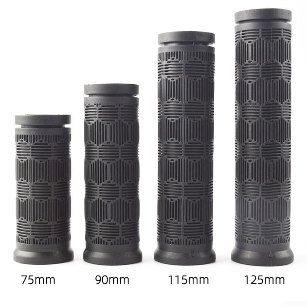 2Pcs Twisted Bike Handlebar Grips For Mountain Bike Shifters Fit Many Standard Bikes(90mm+75mm)