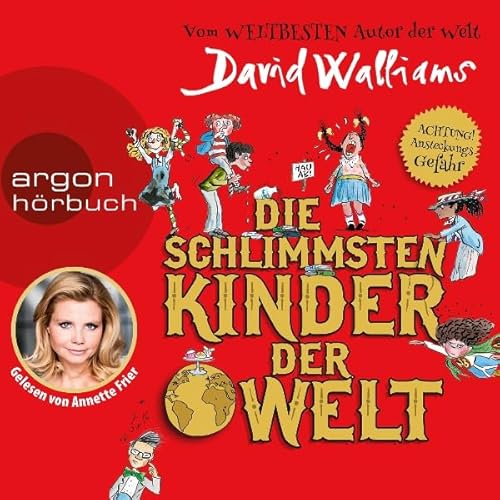 Die schlimmsten Kinder der Welt Audiolivro Por David Walliams capa