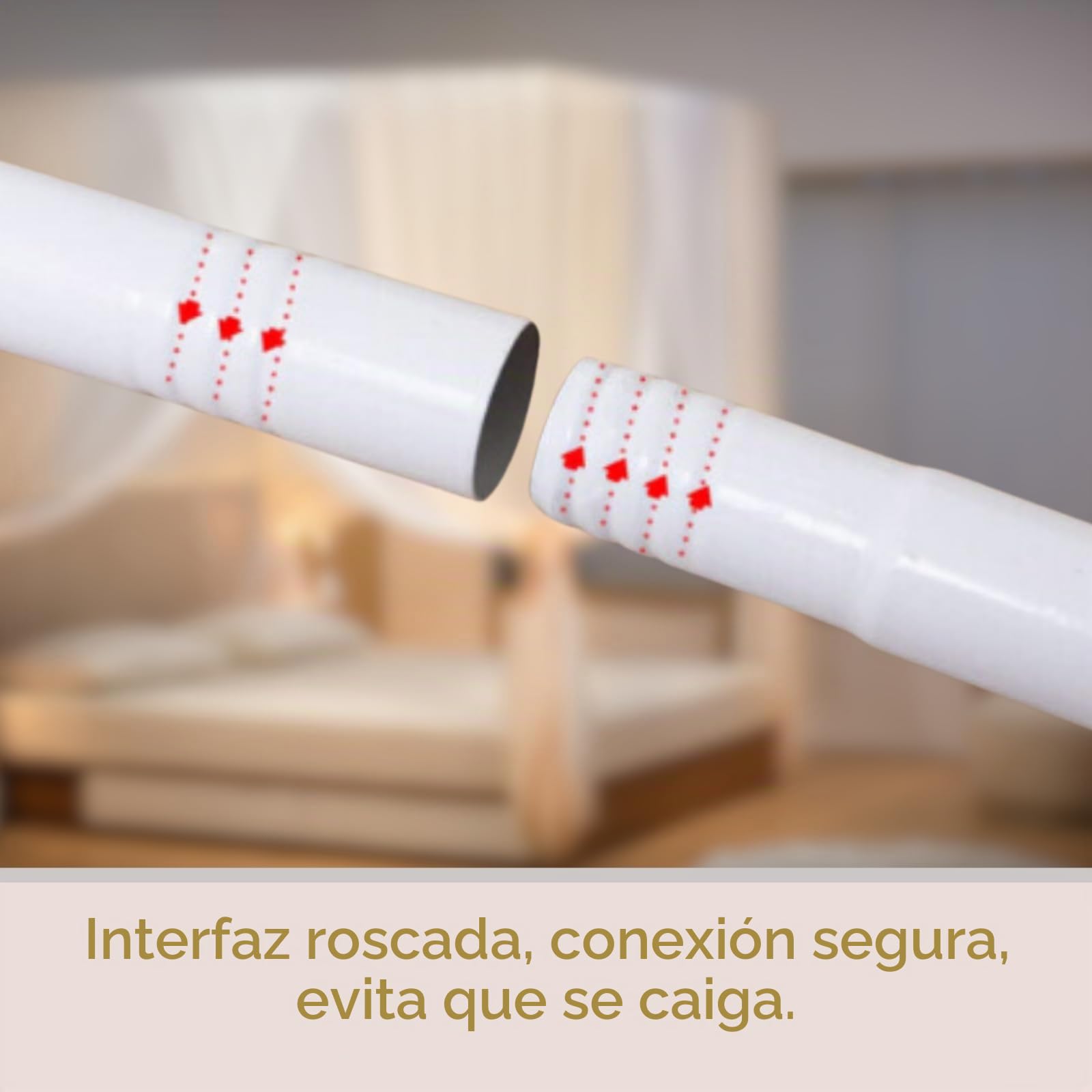 Beyeutao Cielo de cama 100 x 200 cm blanco con mosquitero de dosel