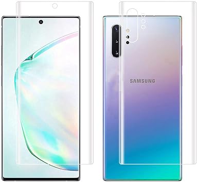 Microcase Samsung Galaxy Note 10 Plus Full  n Arka Kaplama TPU Soft Koruma Filmi