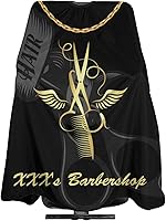 Vista 17 de Capa de peluquero personalizada, Capa de salón para corte de pelo personalizada para hombres