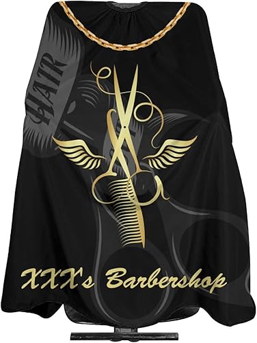 Miniatura 17 de Capa de peluquero personalizada, Capa de salón para corte de pelo personalizada para hombres