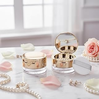 2 juegos de contenedores de polvo sueltos de ...