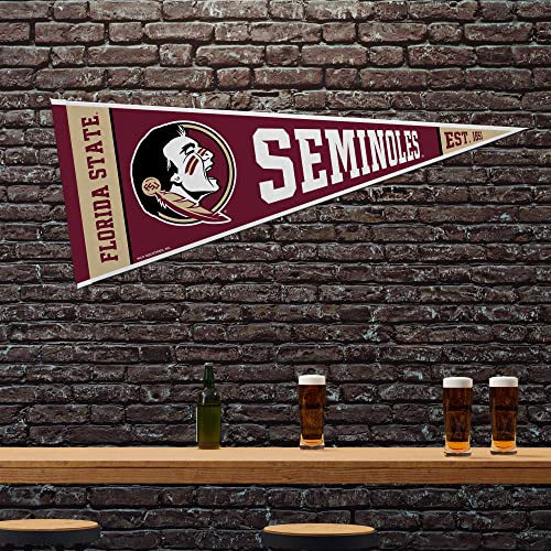Image of Rico Industries NCAA Exclusive 12 inch x 30 inch Felt Wall Decor Pennant - Great for Home /Bed Room /Man Cave Decor