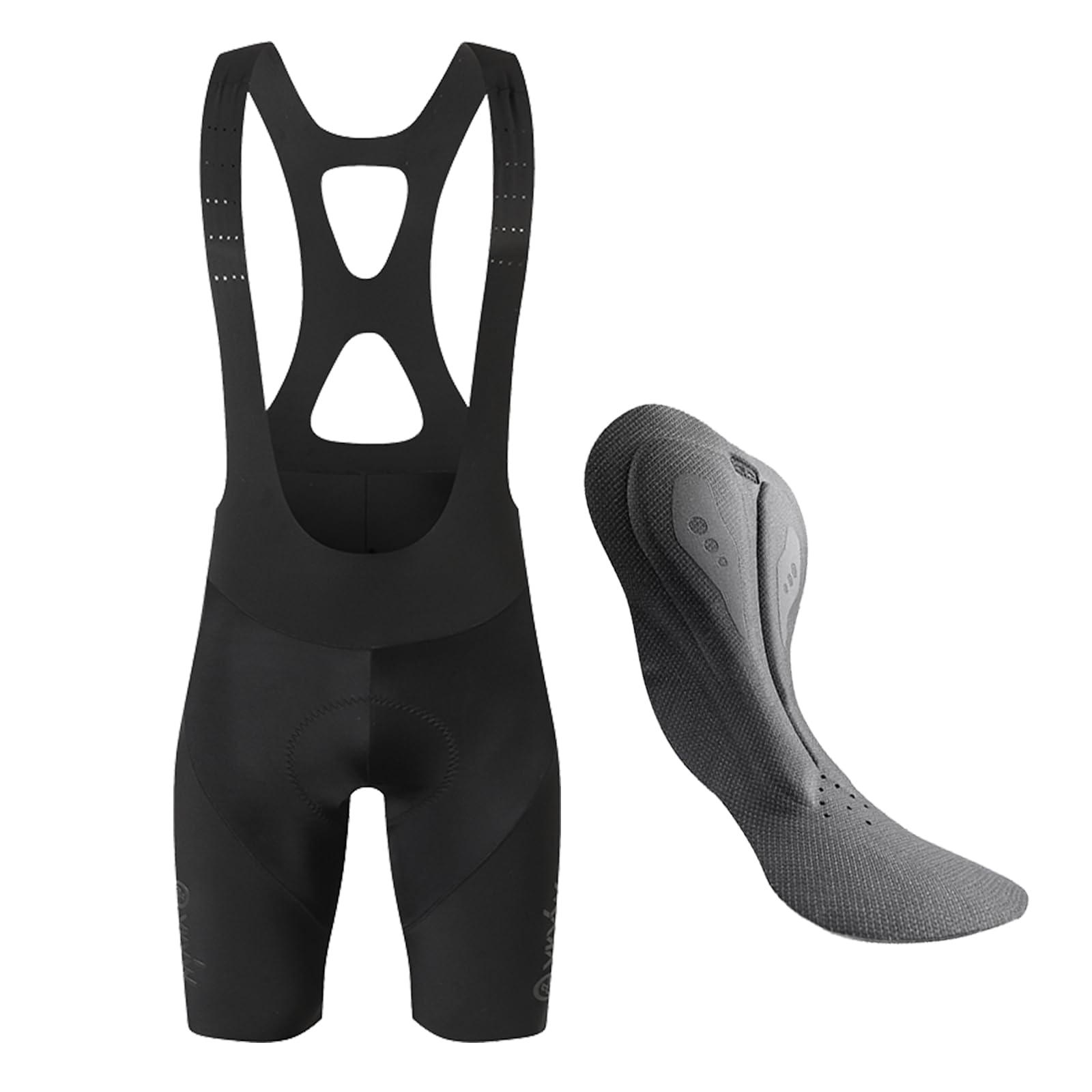 YKYWBIKE Cycling Bibs Men,Elastic Interface Padded Cycling Bib Shorts,Breathable Biking Bib Short Men