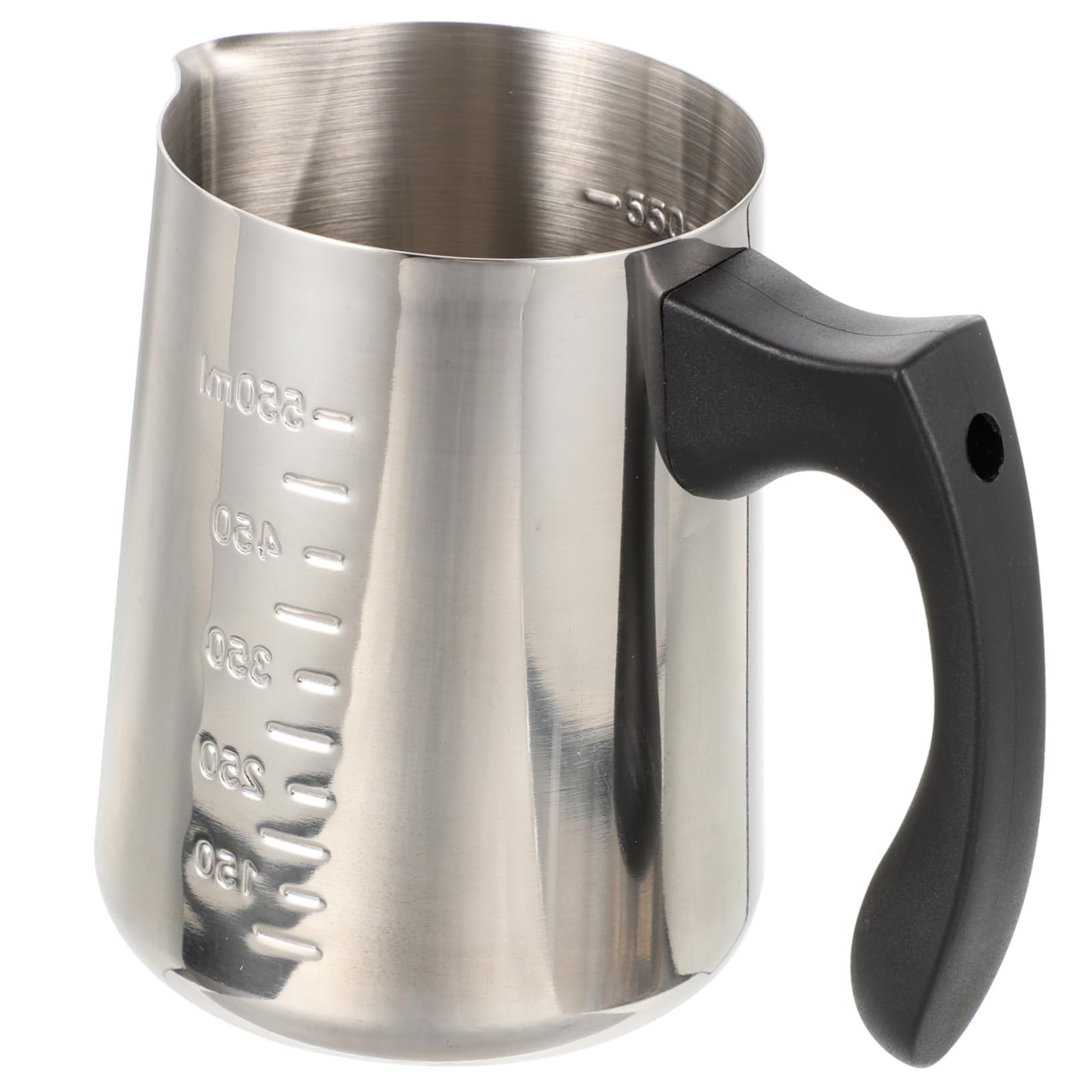 MUCKLILY Frothing Pitcher with Ergonomic Handle Multi Function Milk Cup for Convenient Steaming and Frothing for Milk and Juice