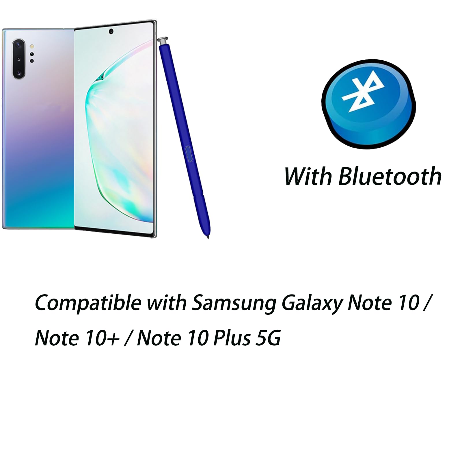 Lápiz Capacitivo S Pen Con Bluetooth Para Samsung Galaxy Note 10, Note 10+, Note 10 Plus 5G (Aura Glow)