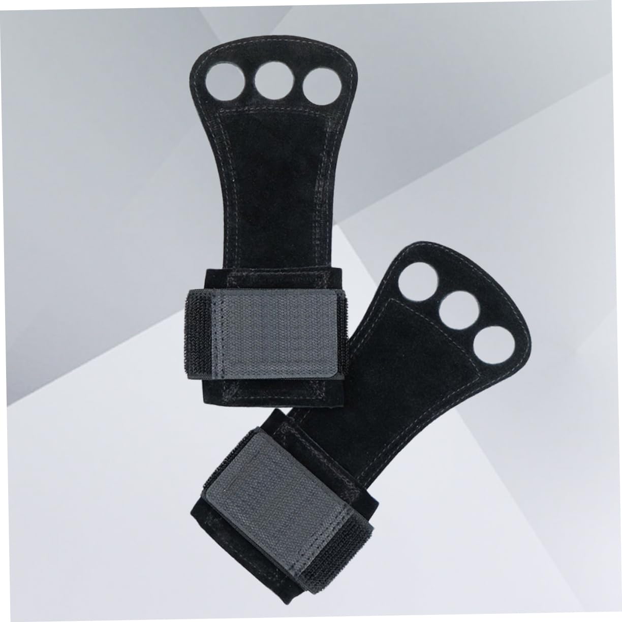 VANZACK 3 Paia Di Guanti Da Sollevamento Pesi in Pelle Guanti Da Allenamento Con Polso Imbottito Pesante Per Palestra Fitness Neri