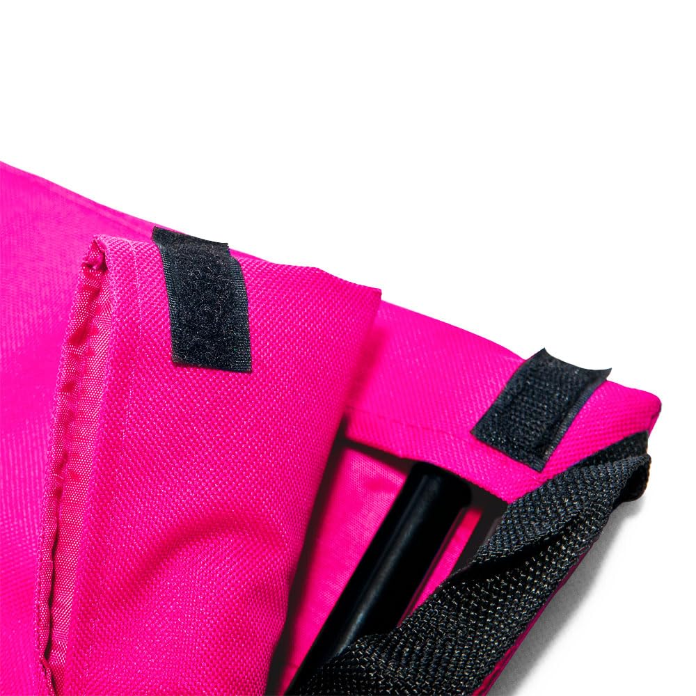 Detex 2er Set Strandmatte mit Rückenlehne Gepolstert Klappbar Sonnenliege Pink