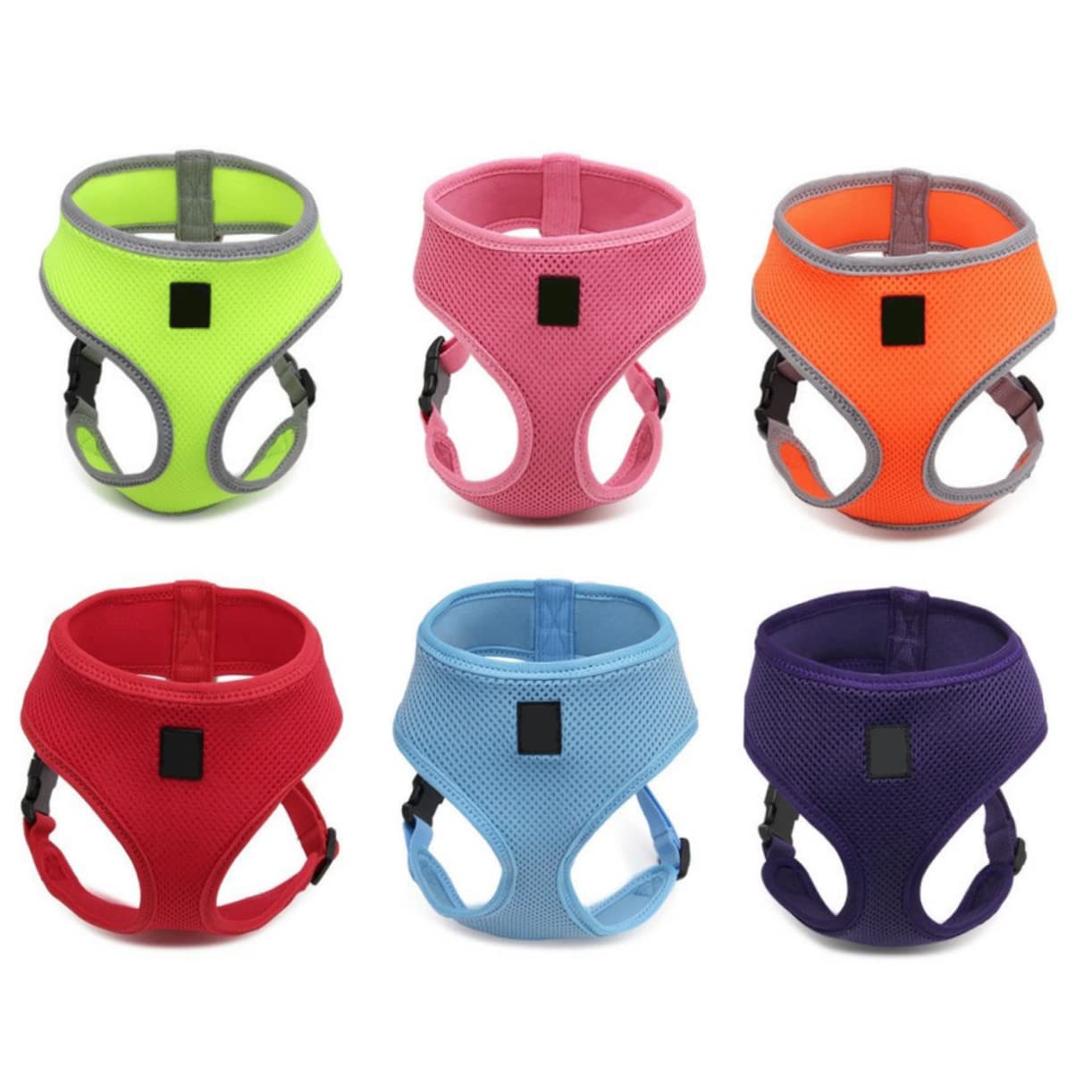 INOOMP 3pezzi Pettorina Imbracatura e Fluorescente Cintura Controllo Per Passeggiate e Attività All