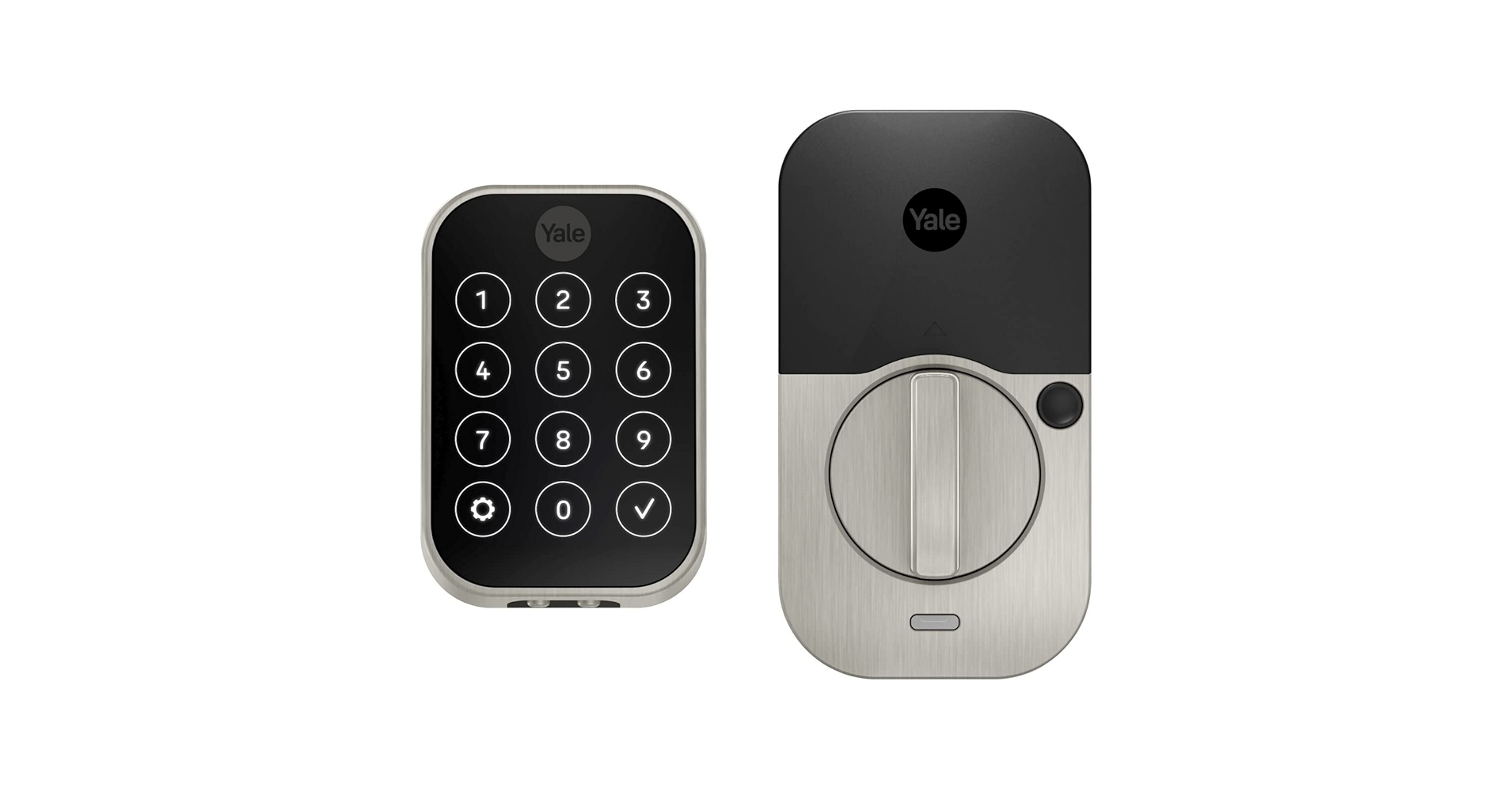 Yale Home Assure Lock 2 Deadbolt, Satin Nickel Keyless Entry