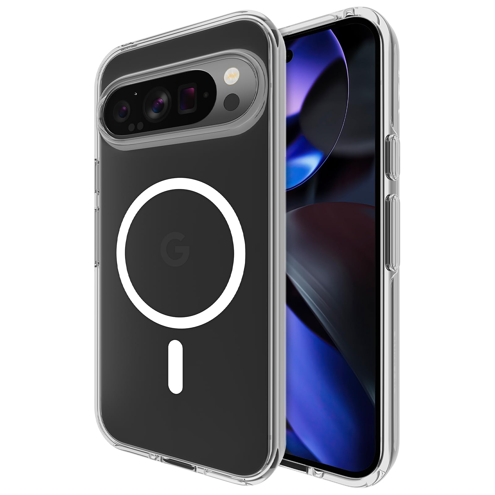 Case-Mate Google Pixel 9 Pro Case [6.3", 2024] [12ft Drop Protection] [Wireless Charging Compatible] Signature Clear Phone Case for Pixel 9 Pro, Anti-Yellowing, Anti-Scratch Tech, Shockproof, Slim Fit