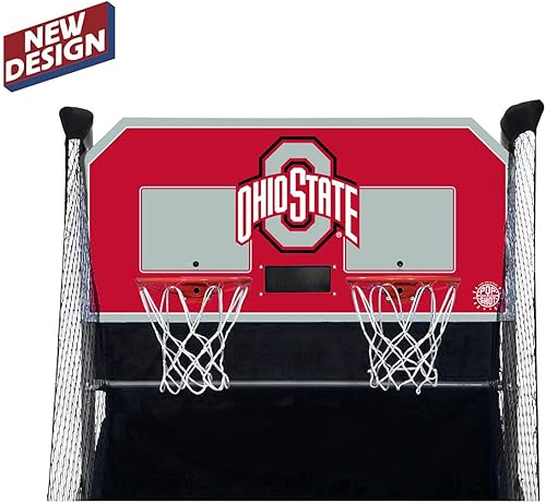 Miniatura 2 de Pop-A-Shot - Inicio Dual Shot con Ohio State Buckeyes NCAA Gráficos l Sensor puntuación l 16 modos de juego l 7 bolas l Almacenamiento plegable l