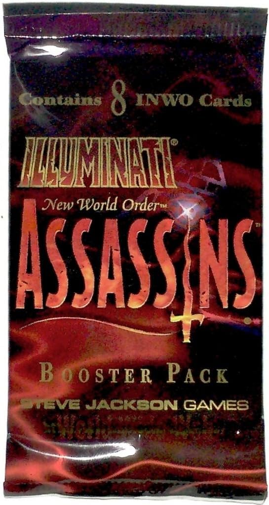 1995 Illuminati New World Order INWO Assassins Illuminati Card Booster Pack 1 pack (8 sheets) (japan import)
