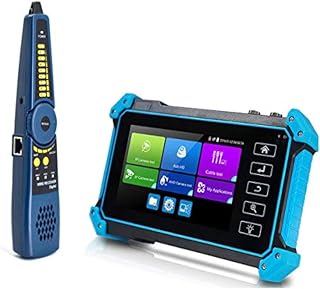 5.4 inch CCTV Tester IP and Analog with RJ45 Cable Tracer, Touch Screen 4K IP Camera Tester Built in WiFi with POE/8G TF Card/HDMI Output/RJ45 TDR, IPC-5200 Plus Support 8MP/12MP AHD/CVI/TVI/SDI