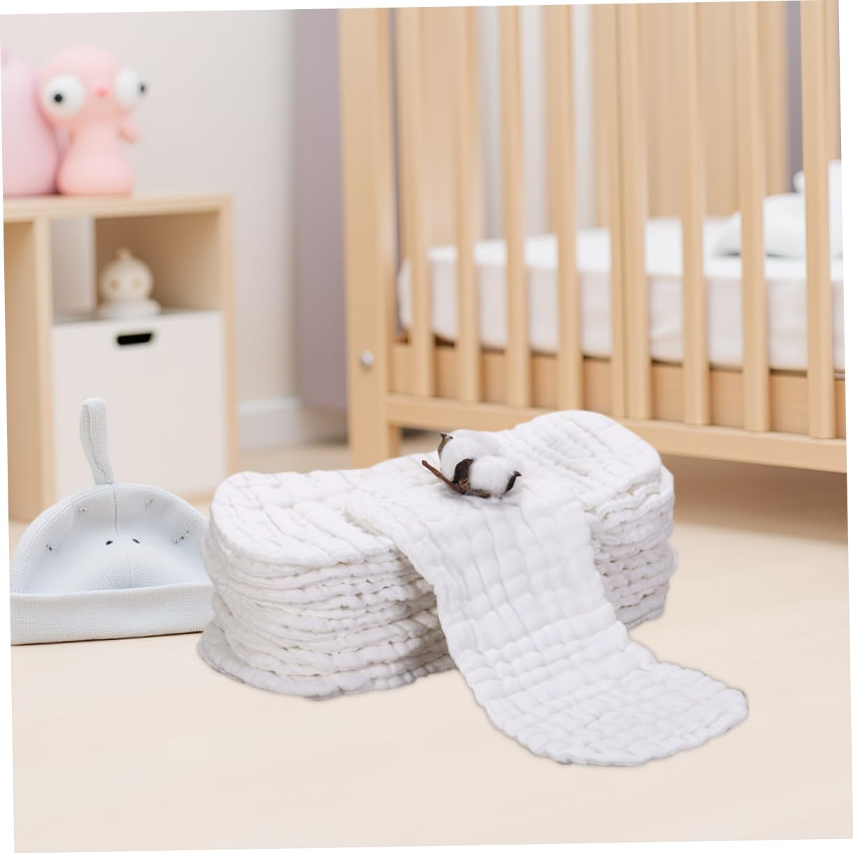 Baumwollwindeln Für Babys 5 Stück Wasserabsorbierende Wiederverwendbare Saugeinlagen Atmungsaktive Waschbare Pflegewindeln Größe l Schutz Für Bettzeug Und Kinderwagen