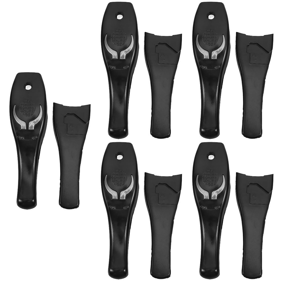 ABOOFAN 5 Pares Mango De Un Accesorios Sartén Plana Mango De Cocina Universal para Olla a Presion Manijas De Manijas De La Olla De Salsa Baquelita