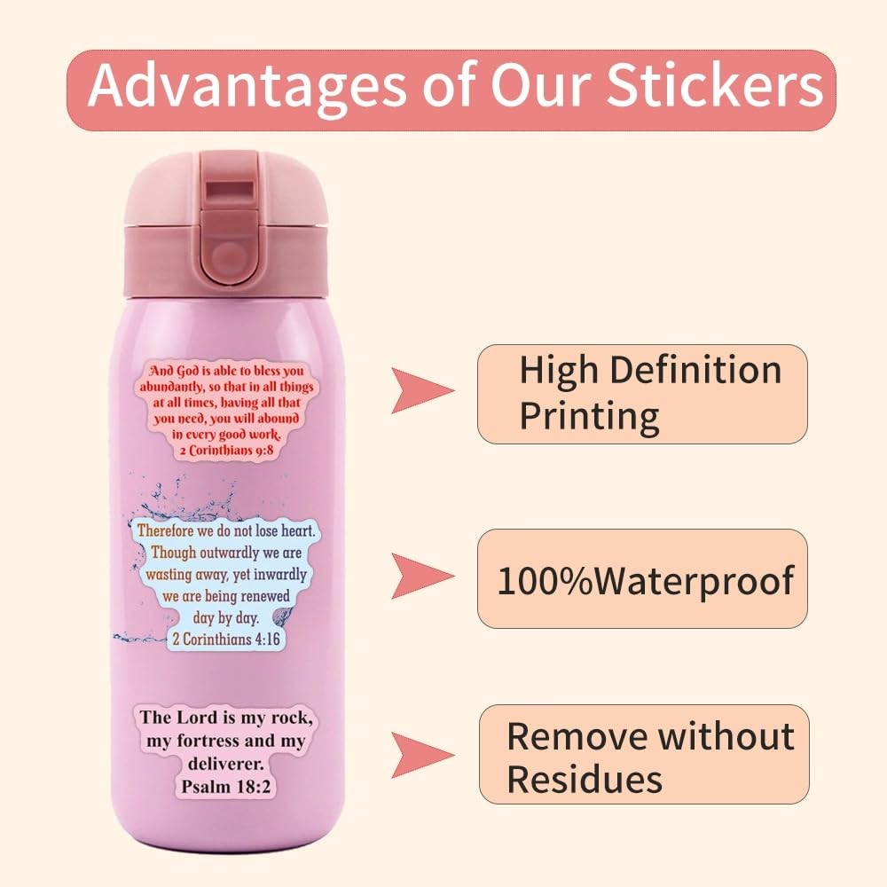 100 Pcs Inspirational Stickers for Kids Teens Adults Boys Girls Gift Motivational Stickers Pack for Laptop,Skateboard,Luggage,Car,Bike,Cup,Computer,Water Bottle Decor,Vinyl Waterproof Decals - Image 2