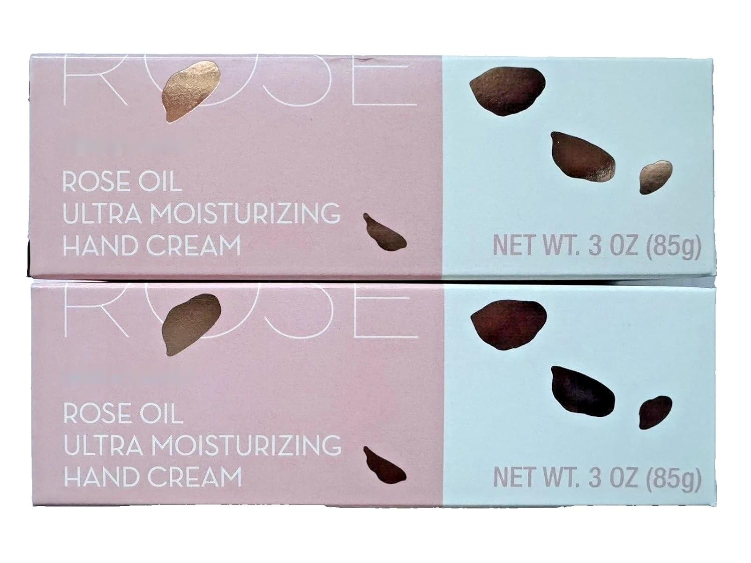 Rose Oil Ultra Moisturizing Hand Cream - Nourishing Shea Butter and Coconut Oil Hand Lotion for Dry Skin - Luxury Travel Size Rose Hand Balm in Giftable Box, Paraben-Free, 3 oz