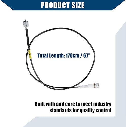 Miniatura 5 de NA01-60-070B  Cable de transmisión manualvelocímetro para Mazda Miata 1990-1997  MT Conjunto de cable del velocímetroDuradero1 unidad