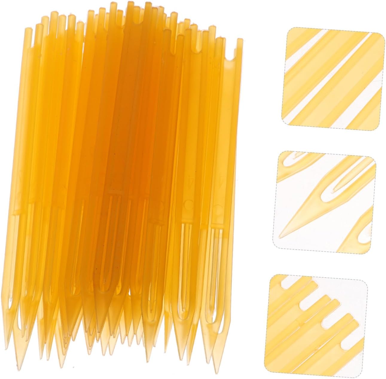 OHPHCALL 40pcs Fishnet Repair Tools Mending Shuttle Net Knitting Shuttles Fishing Tackle Accessories