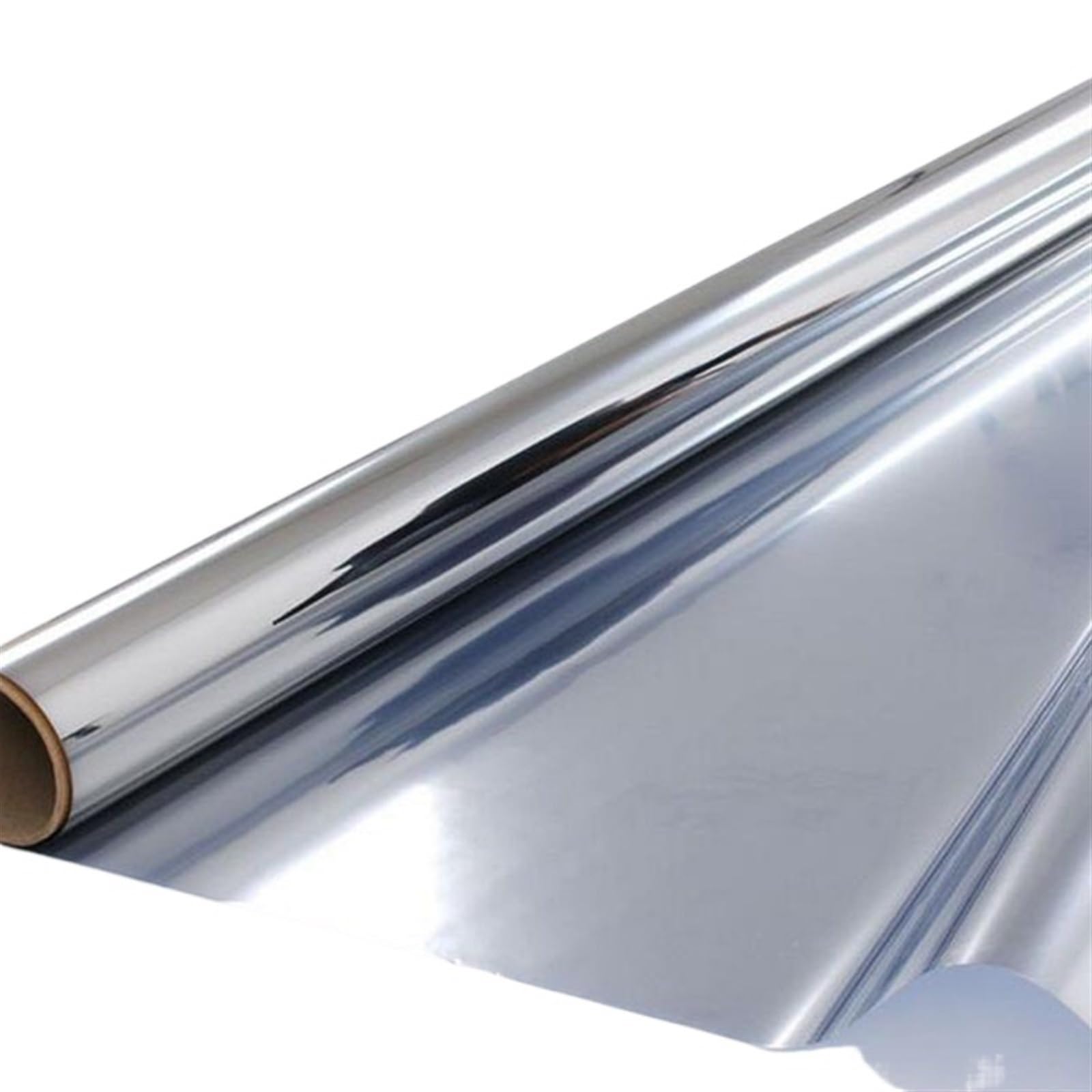 fensterfolie Silber Isolierung Fenster Film Solar Reflektierende Einweg Spiegel Glas Aufkleber for Home Office Decor für Sichtschutz Wärmeschutz Zuhause Büro(Silver,90x200cm)
