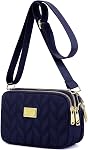 WITERY Crossbody Bag for Women - Lightweight Quilted Crossbody Small Purses for Women Nylon Shoulder Bag Laides Travel Purse
