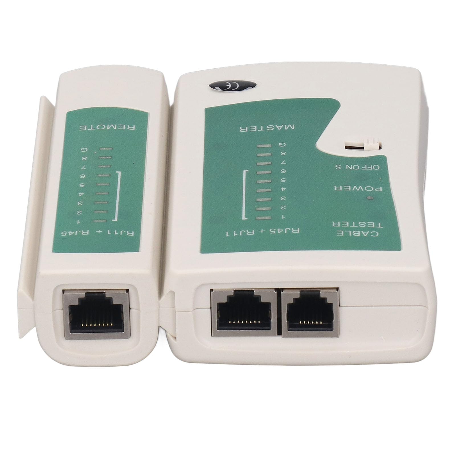 Kit d'outils de sertissage RJ45, ensemble d'outils de sertissage avec testeur de câble réseau, tête de cristal 8P8C pour connecteur Cat5 Cat6, comprend une pince à dénuder, un