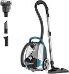 Eureka Mighty Mite Aspirateur puissant pour le tapis et le plancher dur, nettoyant à vide léger pour animaux de compagnie, bleu, 3670H w/ 2 Sacs à poussière