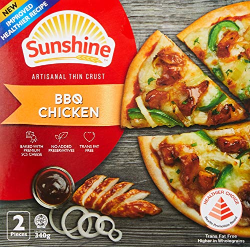 Sunshine BBQ Chicken Pizza 340g - Frozen