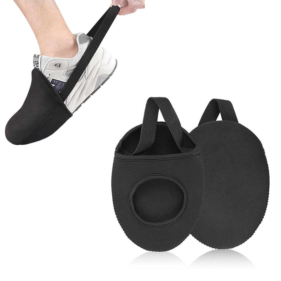 Protezione per Scarpe Moto,Protezione Cambio Moto,Copriscarpe Moto,Protezione Scarpe Moto,Protezione Anti-Macchia Scarpe,Accessori Moto, Resistente all'usura,Scarpe Sportive, Scarpe da Trekking