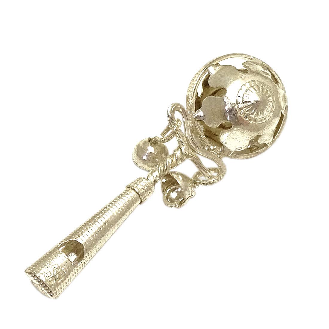 See full amazon price history chart for Sahiba Gems Solid Silver/Chandi Jhunjhuna Rattle with Whistle for Babies Sahiba Gems Solid Silver/Chandi Jhunjhuna Rattle with Whistle for Babies (B08Y93BLRB) Amazon Price History, Amazon Price Tracker