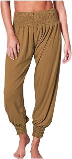 2025 - Pantalones de yoga para mujer, pantalones sueltos de entrenamiento, pantalones cómodos con bolsillos, disfraz de mujer