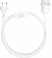 Cavo Portalampada Con Interruttore E Spina - 3,5m Per Lampadine E27 | Fai Da Te Illuminazione