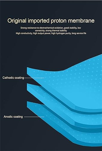 Miniatura 6 de Máquina portátil de inhalación de hidrógeno, HO-separación 150 H+75 O (225) mlmin Inhalador de doble salida, 99.99% generador de agua H2 de alta