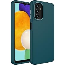 Samsung Galaxy A04s ile Uyumlu Metal  er eve Hassas Buton Tasar ml  Renkli  i Kadife K l f, Koyu Ye il
