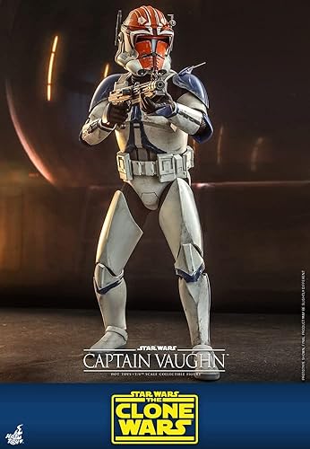Miniatura 4 de Hot Toys 16 Capitán Vaughn - Star Wars Las Guerras Clon, Blanco