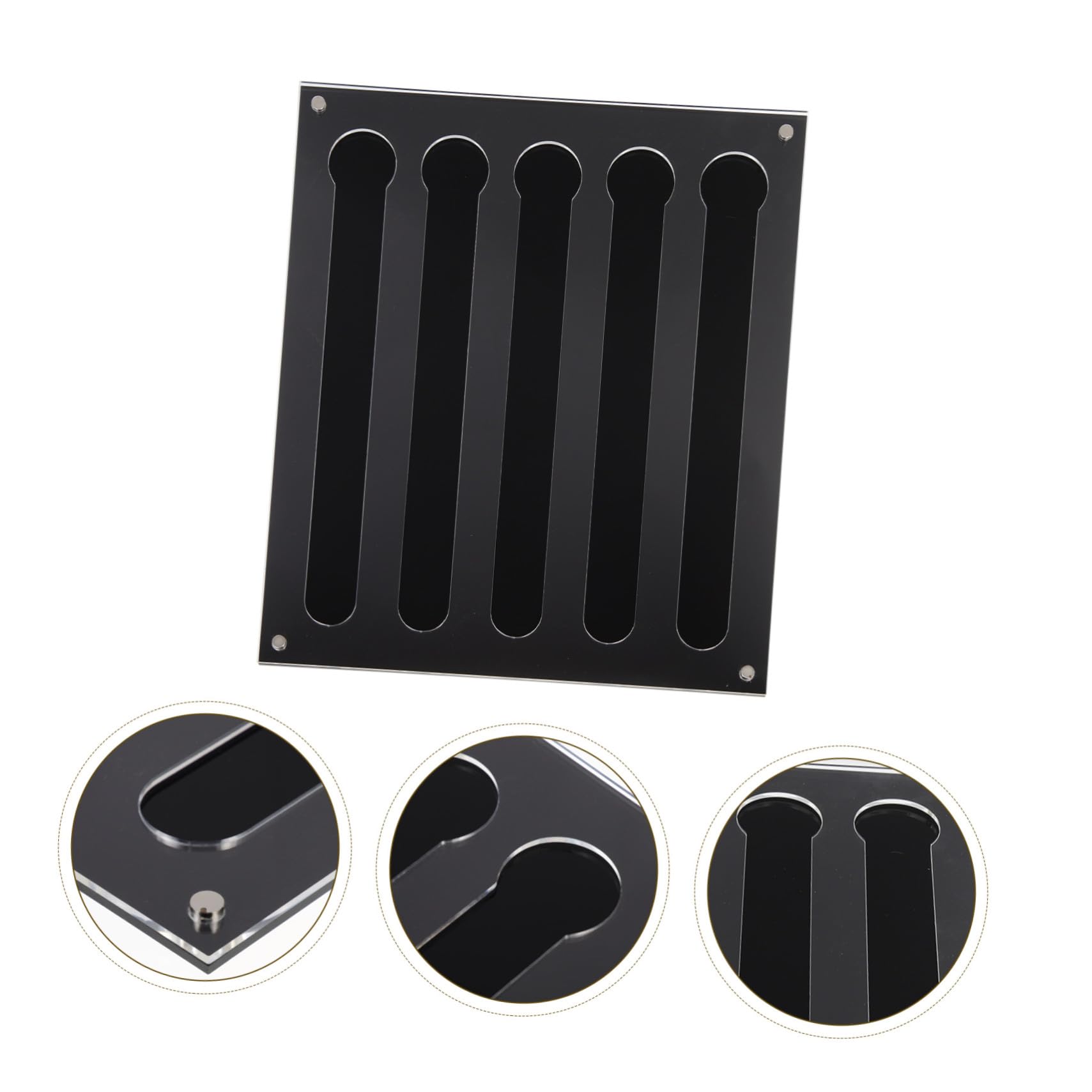 VALICLUD Kaffeekapselhalter Acryl Transparenter Halter Kaffeezubehör Wandmontage Platzsparend Für Kaffeemaschine Mit Magnet 3mm