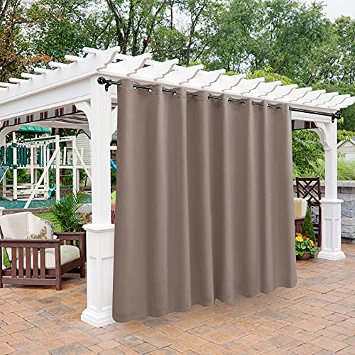 BONZER Outdoor Curtains for Patio Waterproof Thermal Insulated