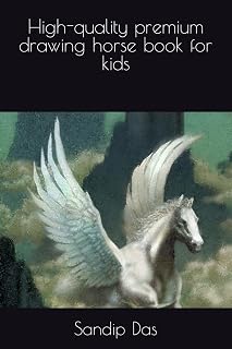 High-quality premium drawing horse book for kids