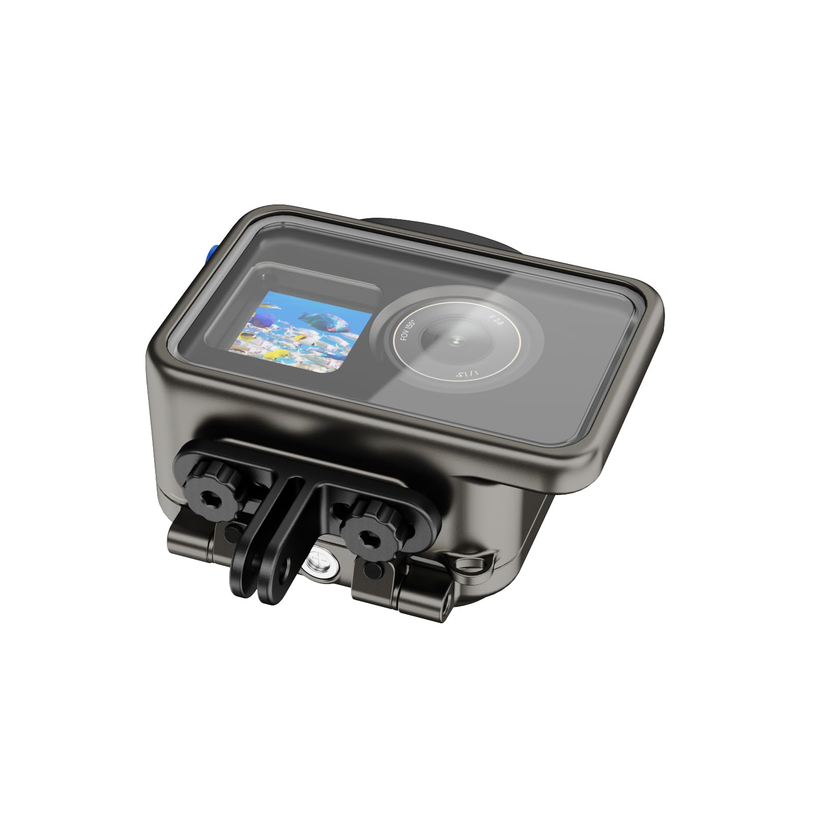 Sea Frogs Funda impermeable para cámara DJI Action 4/5 Pro, clasificación de profundidad de 200 m, funda de cámara de buceo para buceo extremo