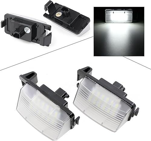 Miniatura 2 de Xinctai Conjunto de lámpara de matrícula LED compatible con Nissan 350Z 370Z GTR Cube Leaf Versa Sentra e Infiniti G25 G35 G37 Q40 Q60