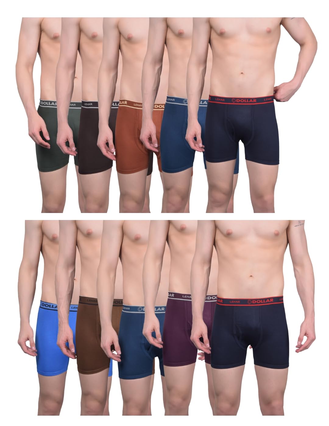 dollar Lehar Mens Combed Cotton Trunk - Actual Colour May Vary-picture-59