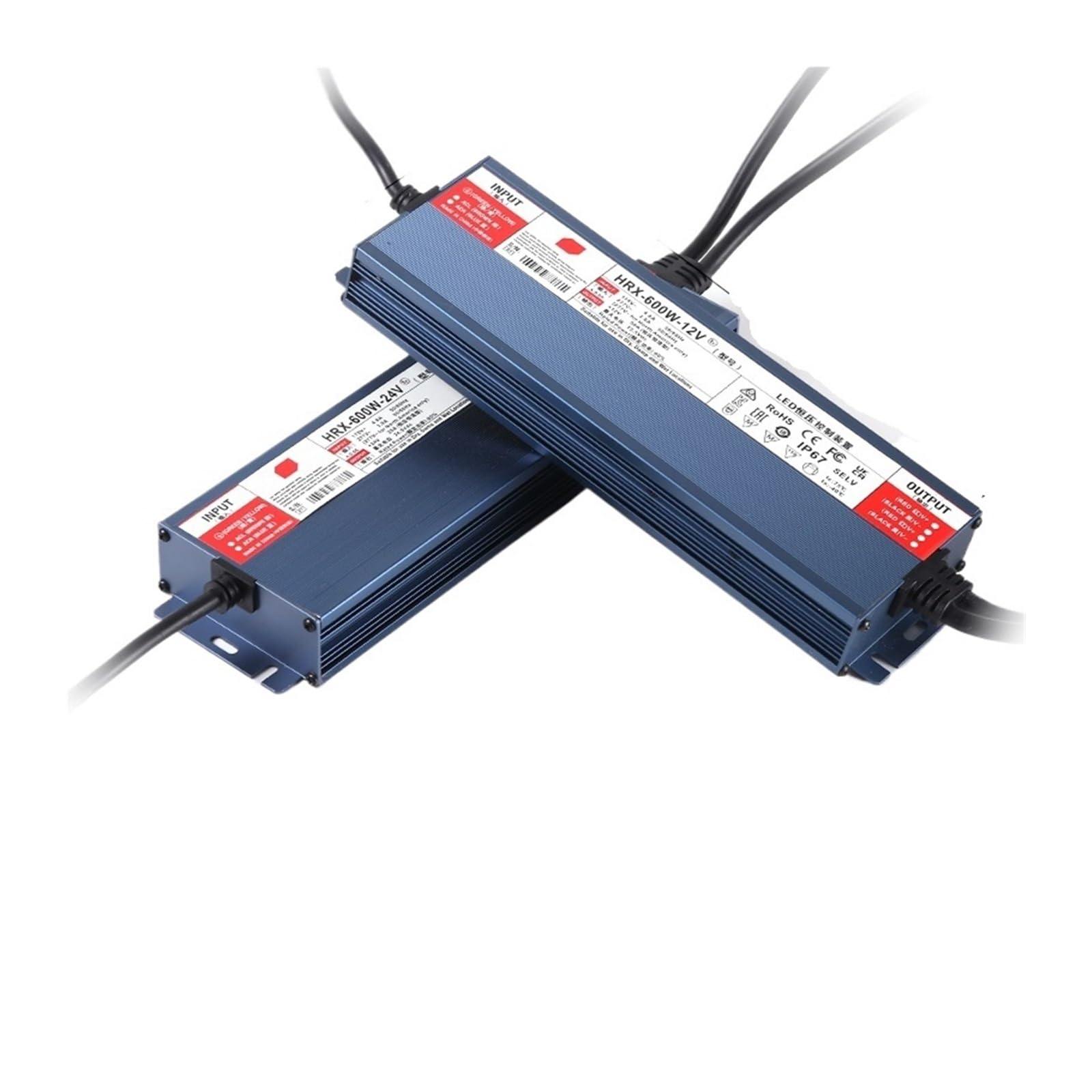 Alimentation LED 12V 300W transformateur AC175V-277V étanche IP67 pour éclairage extérieur