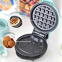 Vista 4 de Shopzoki Ebbo - Máquina para hacer gofres de rana, antiadherente, bonitos regalos