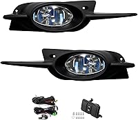 Vista 17 de Faros antiniebla para Nissan Pathfinder 2013-2016 con bombillas halógenas y juego de ensamblaje L&R Side (Halogen Ver.)